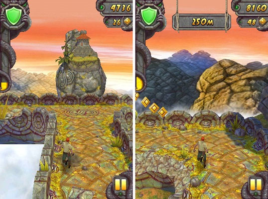 Screenshot of Temple Run 2 (Android, 2013) - MobyGames