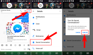 how to enable secret chat on messenger