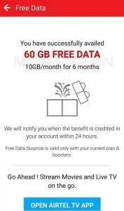 Airtel Offering 60 GB Free Data For 6 Months To Its Postpaid Customers