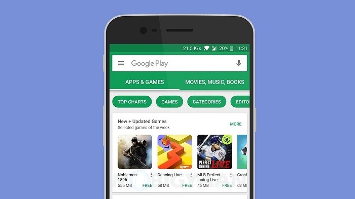 Google Play Store now showing app size on home screen to Indian users