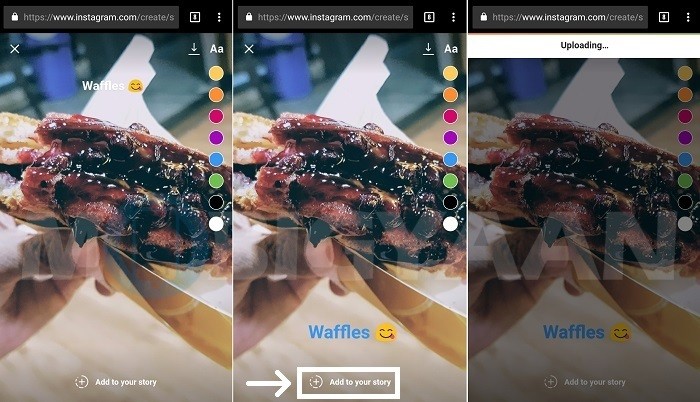 how-to-post-instagram-story-mobile-web-browser-android-4