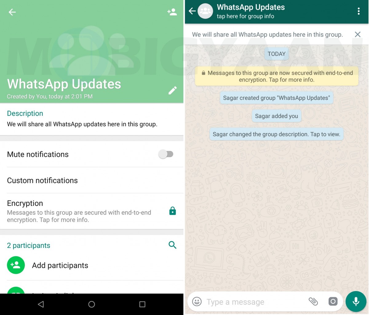 Latest WhatsApp Update Brings In Group Description Voice to video Call 