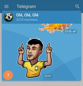 telegram new update