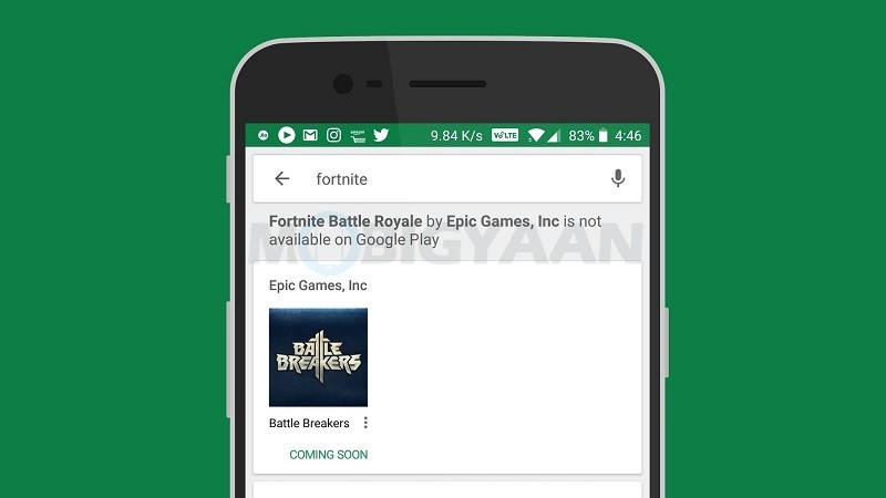 Google Warns Users About The Unavailability Of Fortnite Mobile On - google warns users about the unavailability of fortnite mobile on play store to prevent scamming