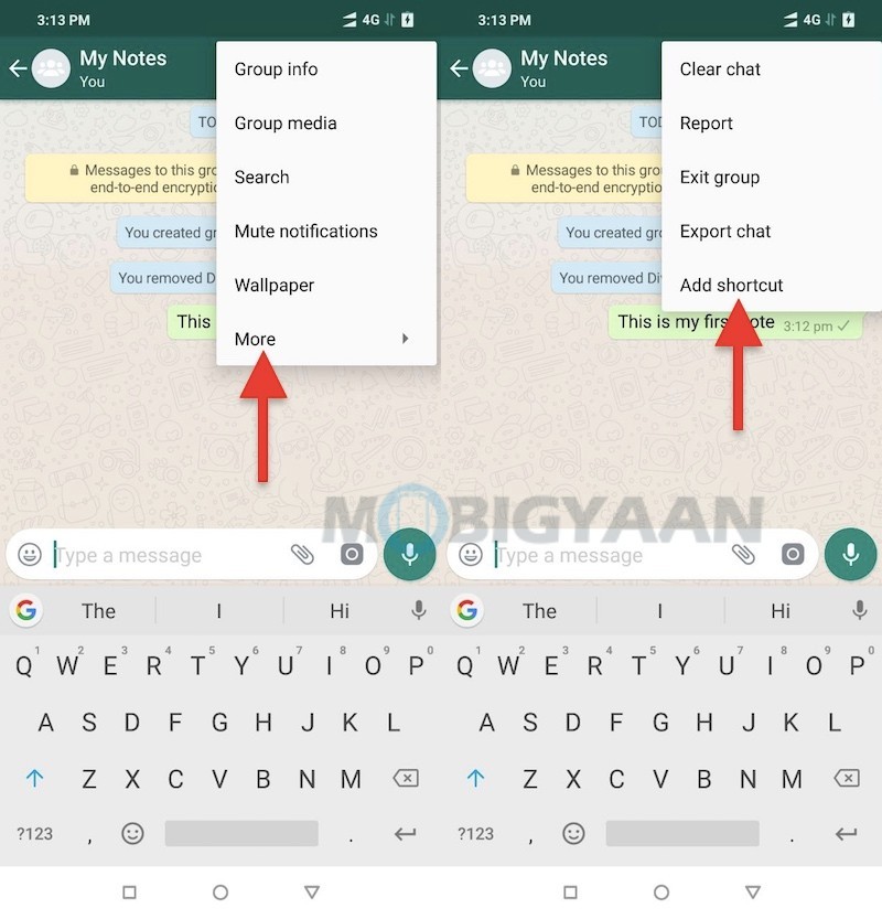 How to use WhatsApp for making notes or use it as a diary Guide 1