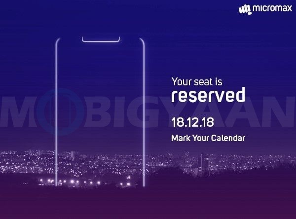 micromax notch smartphon india launch date december 18 invite