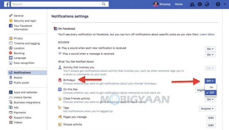 How to stop Birthday notifications on Facebook [Guide]