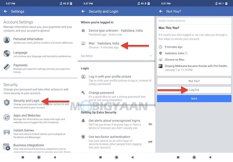 How To Track Login Location Of Your Facebook Account Guide