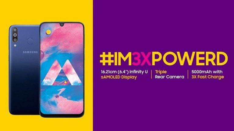 samsung galaxy m30 on flipkart