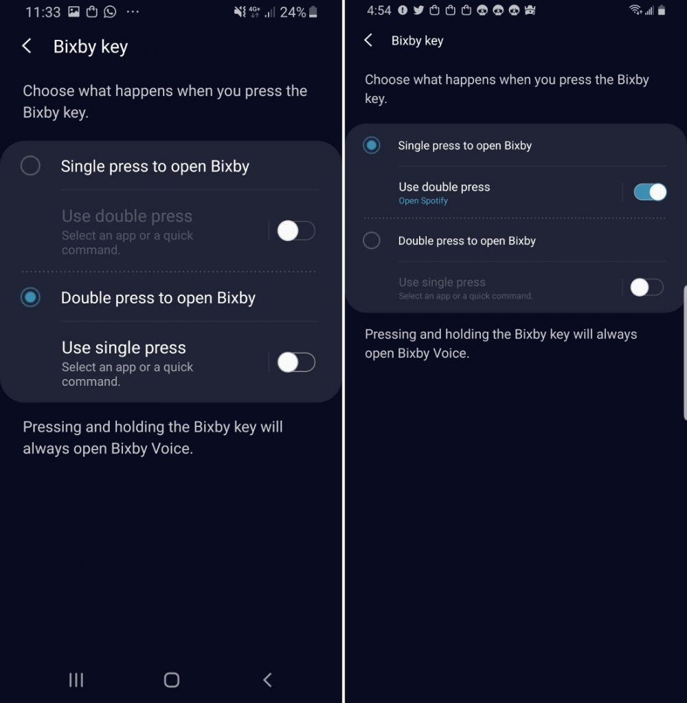 turn off bixby s9