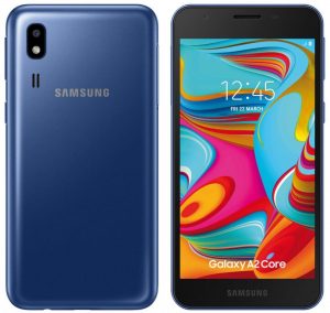 samsung a2 core release date