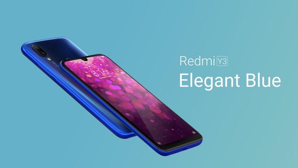 redmi y3 4 64 blue