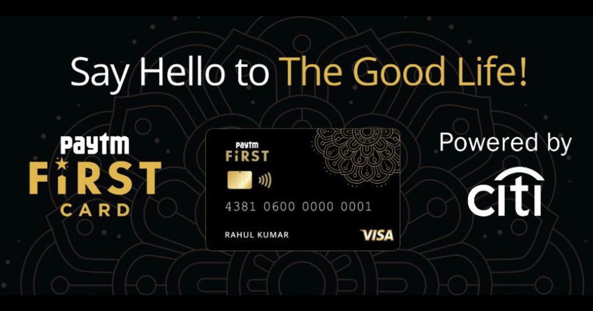 Paytm First Credit Card