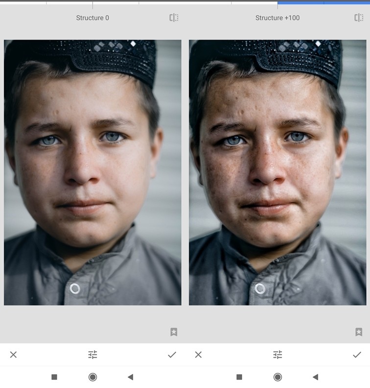 snapseed photos import