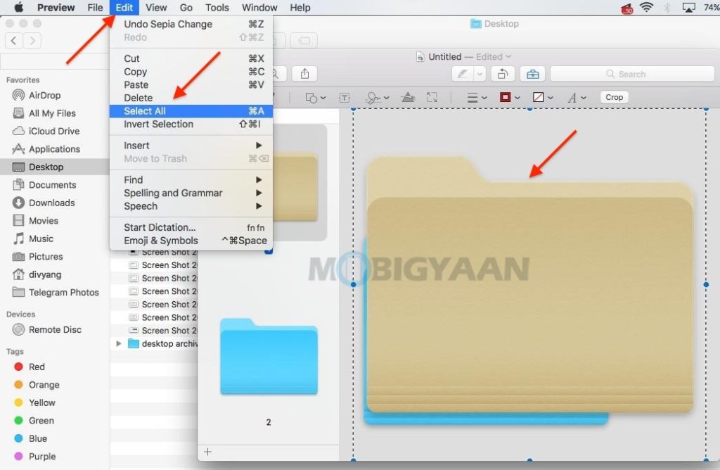how to change color of folder on mac desktop