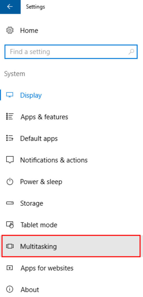 windows 10 enable snap assist