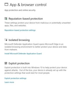 How To Enable Exploit Protection In Windows 10