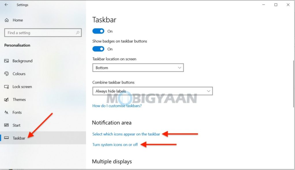 how to remove icon from taskbar windows 8