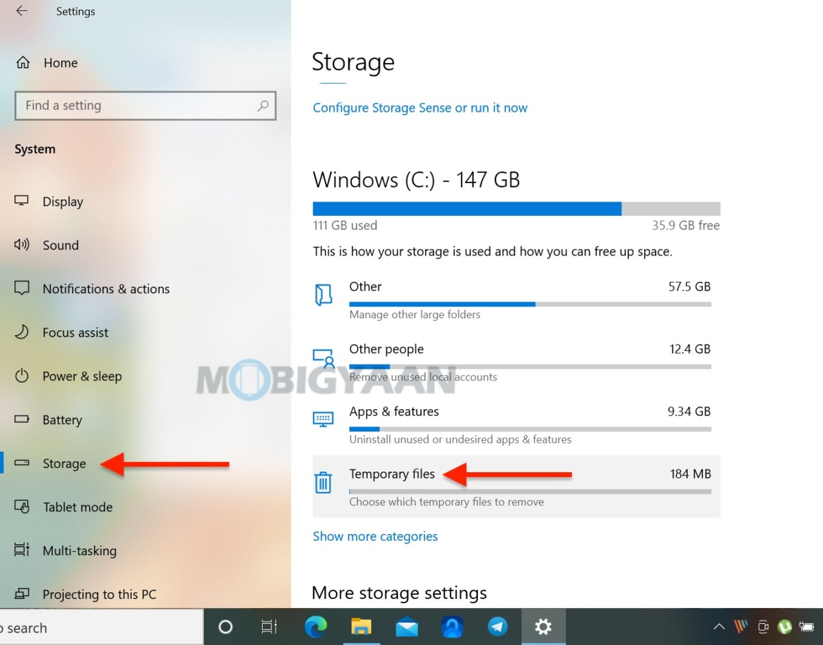 How to quickly remove Windows temporary files [Windows 10]