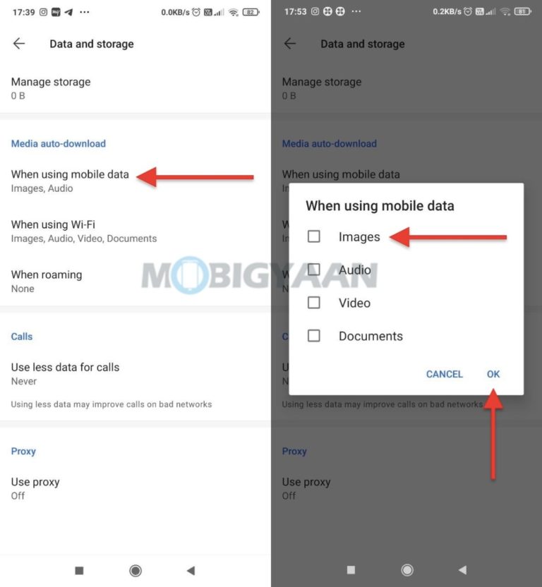 how to disable media auto download in whatsapp in pc
