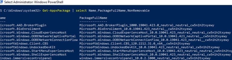 How To Remove Built-in Windows 10 Application Using PowerShell