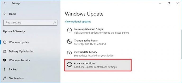 How to pause update download on your Windows 10 computer