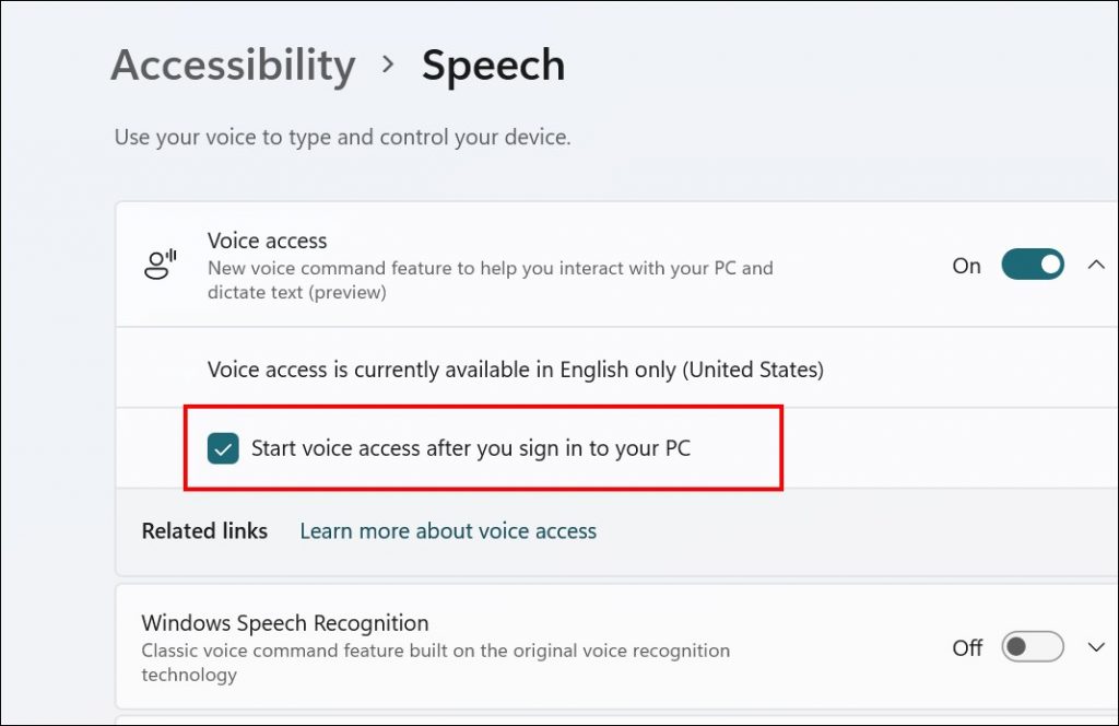 Voice access что это за приложение. Voice access in Windows 11.