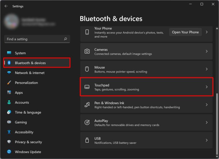 How to enable Finger Tap for Right-Click in Windows 11