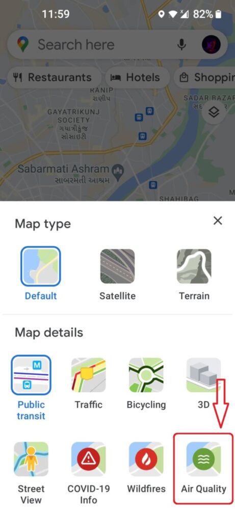 How To Check Air Quality Index In Google Maps