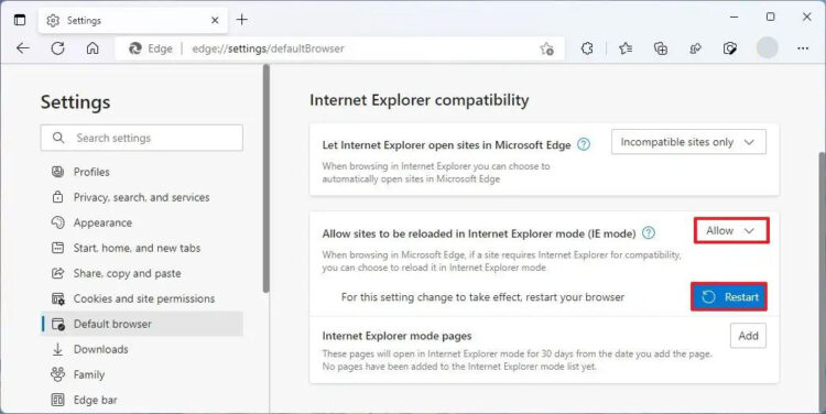 How To Quickly Enable IE Mode On Microsoft Edge Web Browser