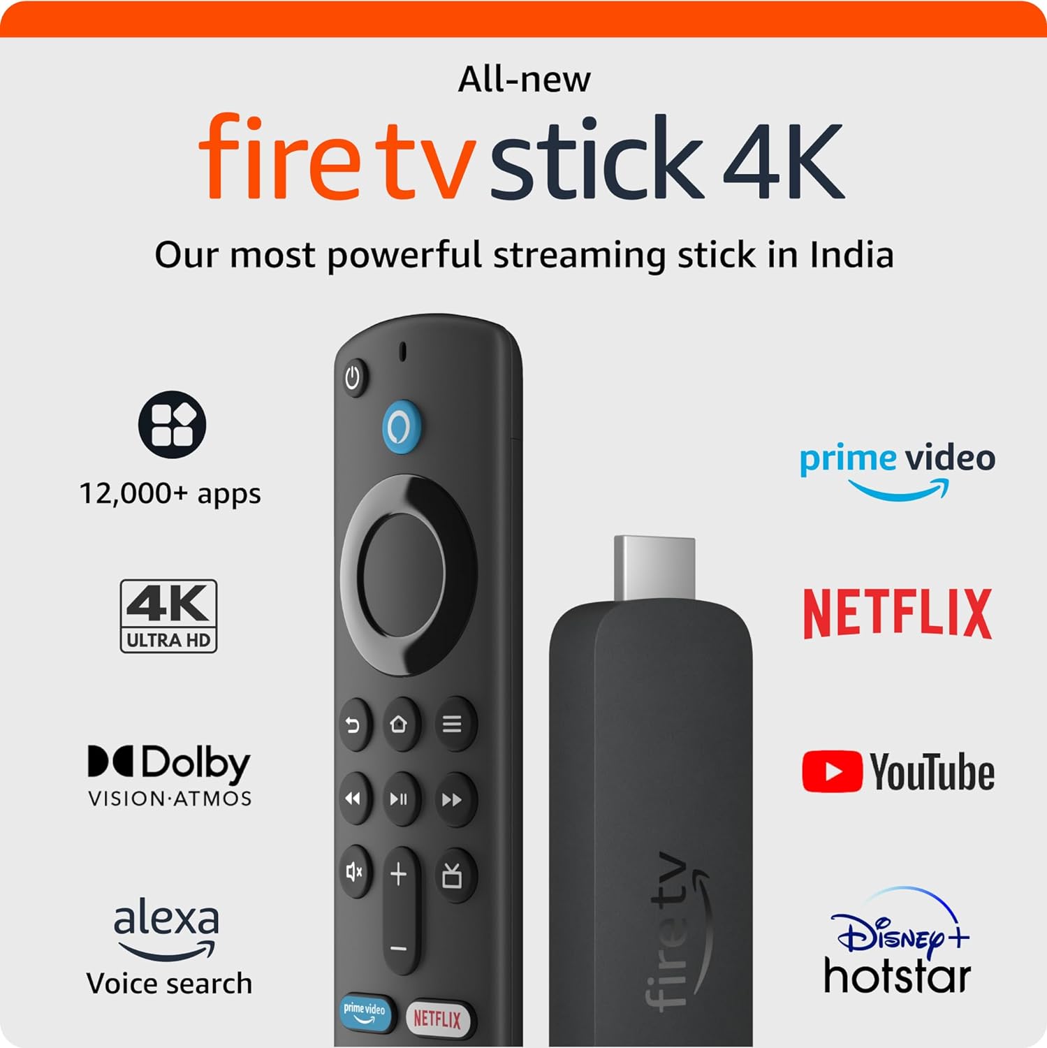 Amazon Fire TV Stick 4K India Features