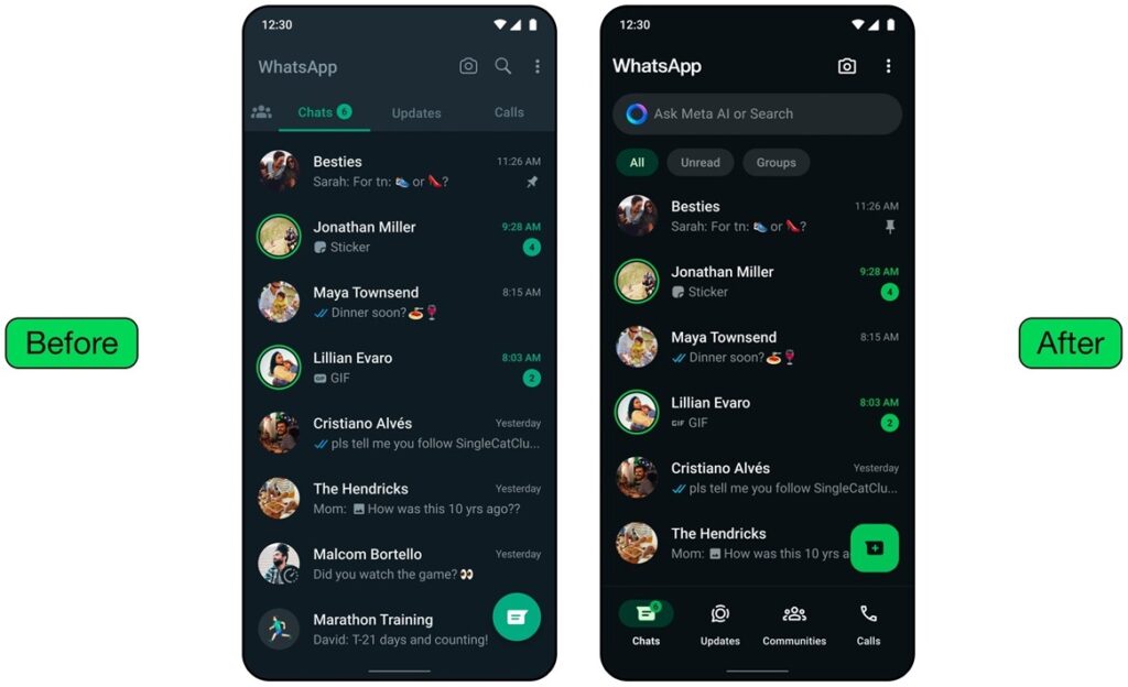 darker dark mode WhatsApp