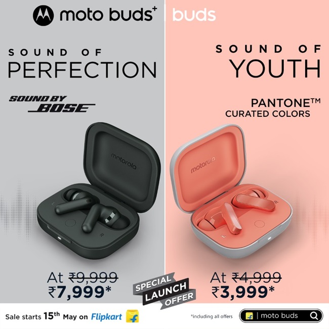 moto buds moto buds India Launch