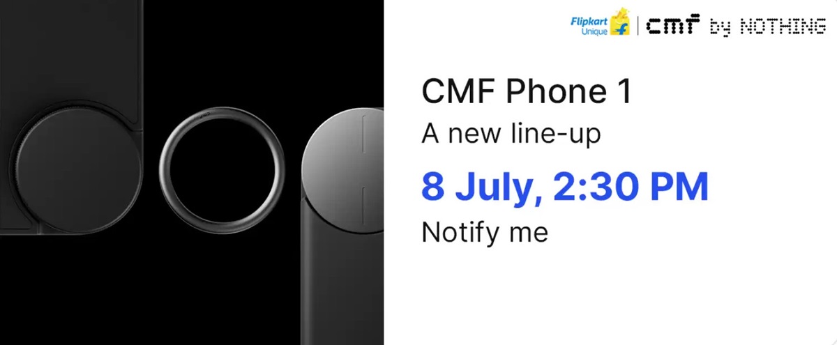 CMF Phone 1 India Launch Date 8th July 2024 Teaser
