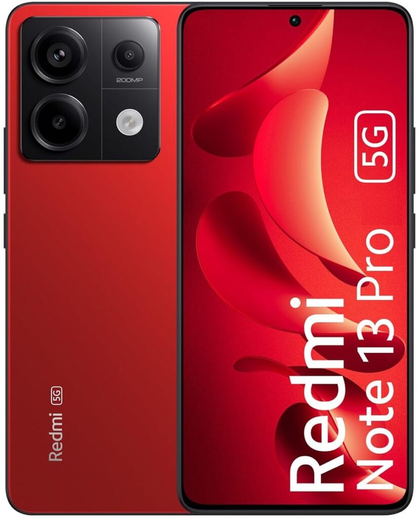 Redmi Note 13 Pro 5G India Scarlet Red Color