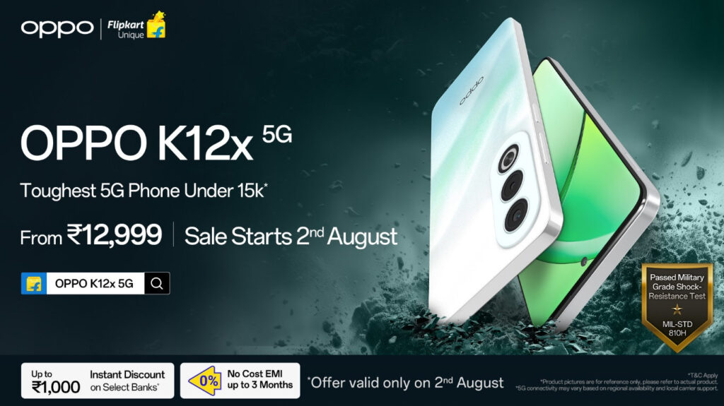 OPPO K12x 5G India Price Launch Offers