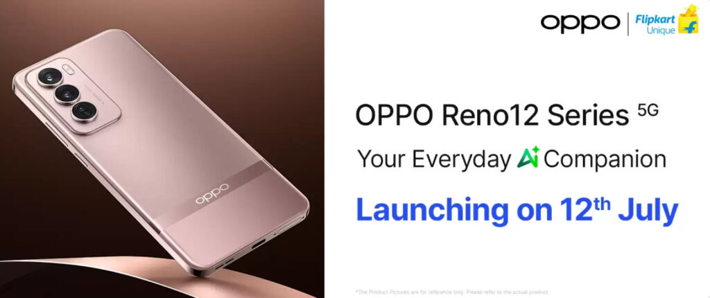 OPPO Reno 12 5G Series India Launch Date 12th July 2024 Teaser 2