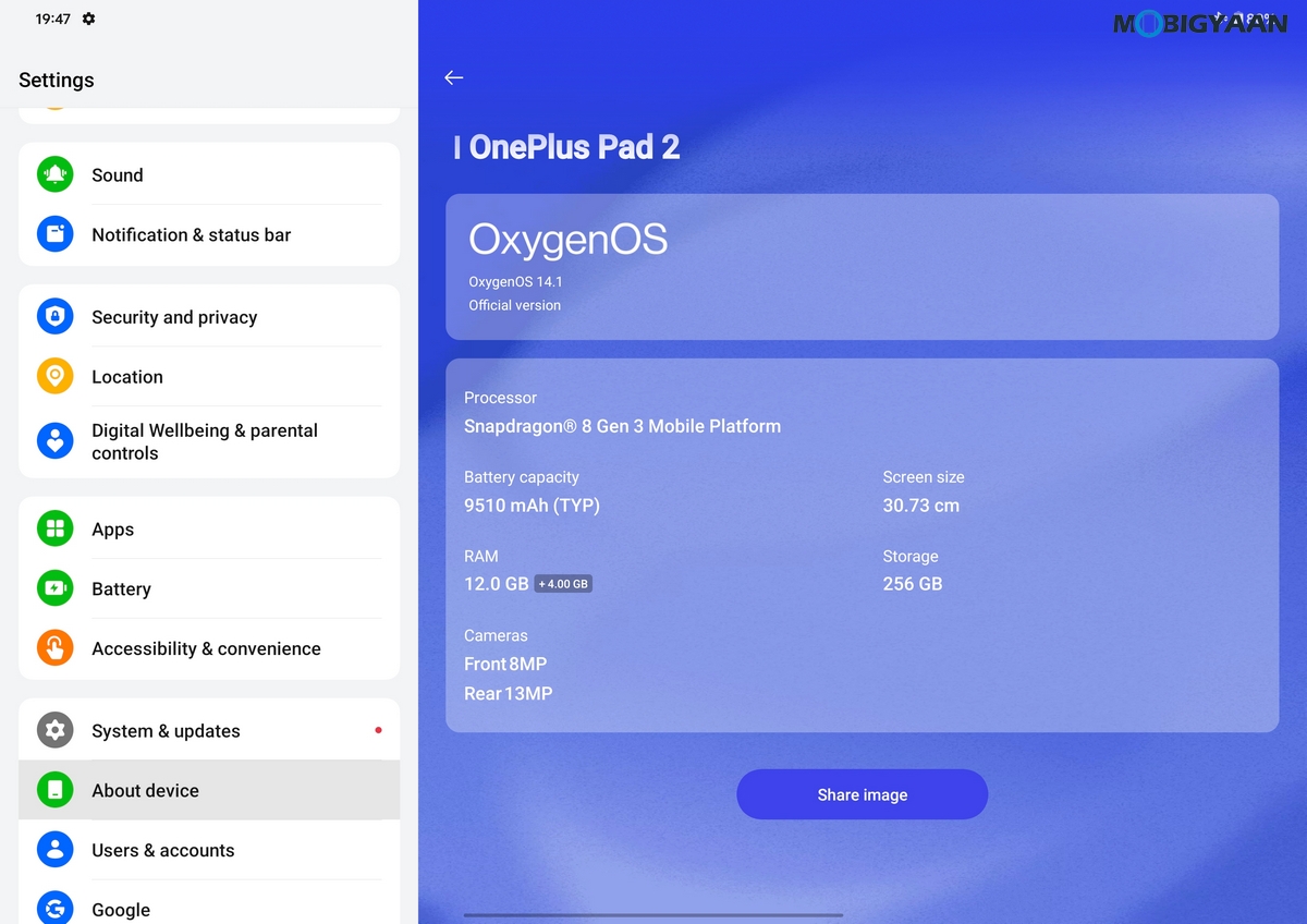 One Plus Pad 2 Review OxygenOS 14.1 4