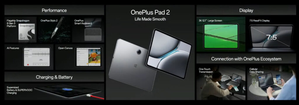 OnePlus Pad 2 features