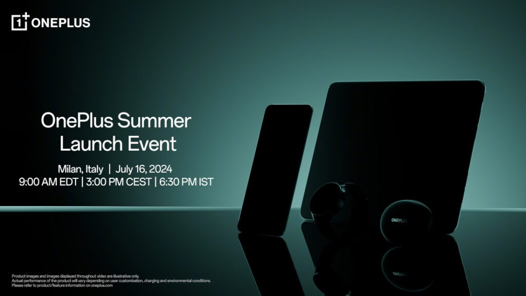 OnePlus Summer Launch event products