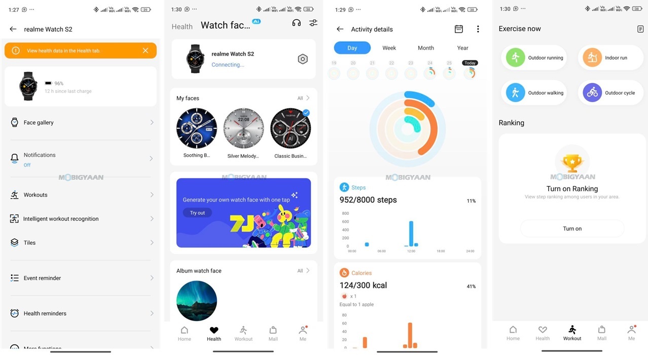 realme Watch S2 Review UI 3