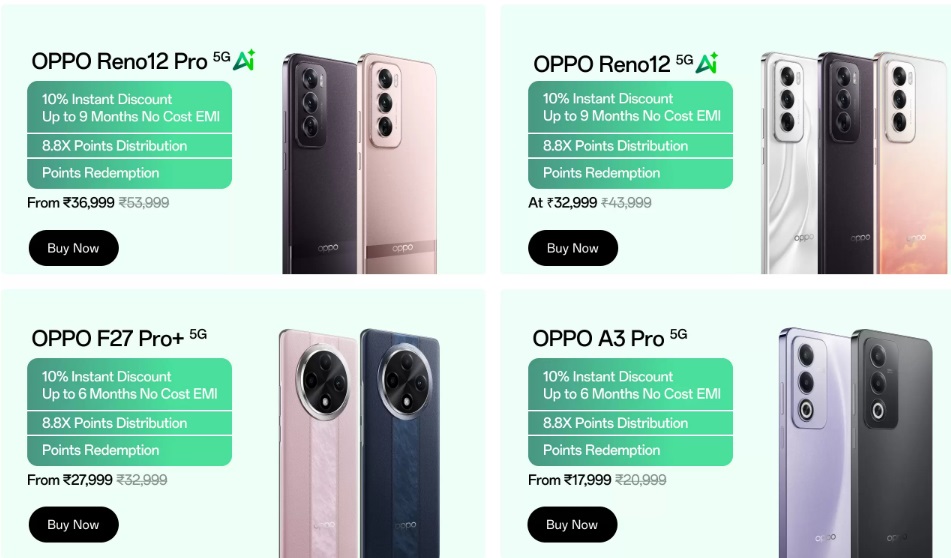 Independence Day Special 2024 OPPO Members Mega Sale India