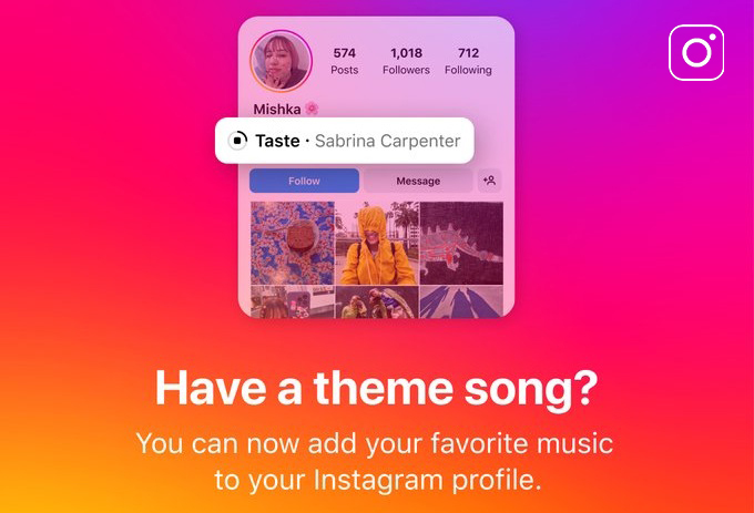 Instagram Add Music To Your Profile