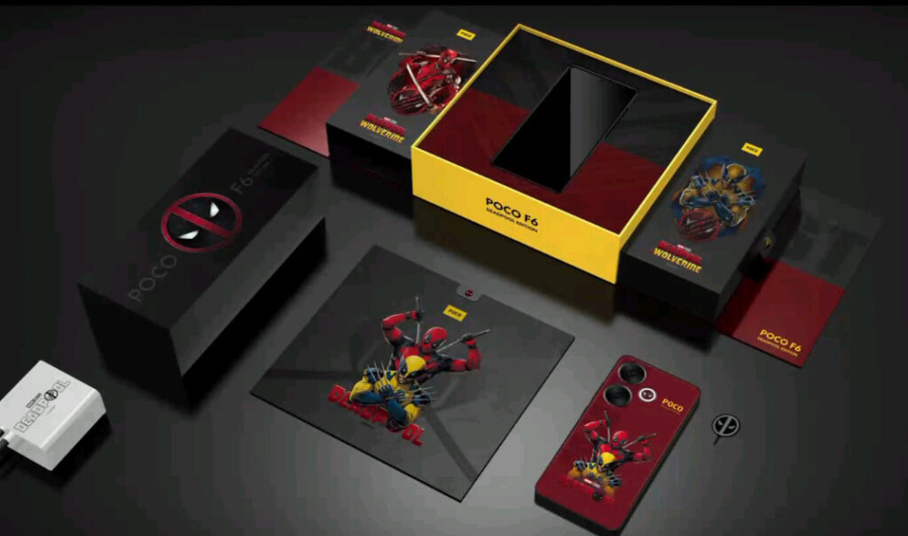 POCO F6 Deadpool Edition Box Contents