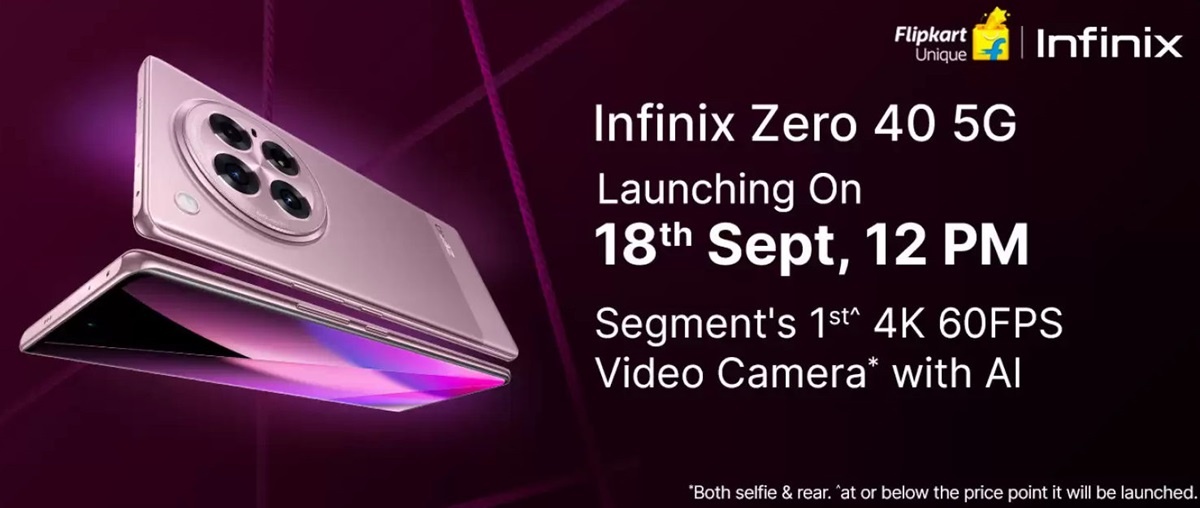 Infinix Zero 40 5G India launch date