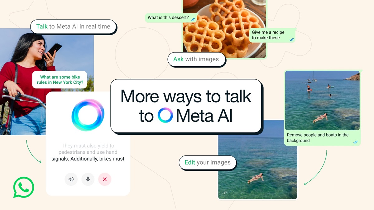 Talk to Meta AI on WhatsApp