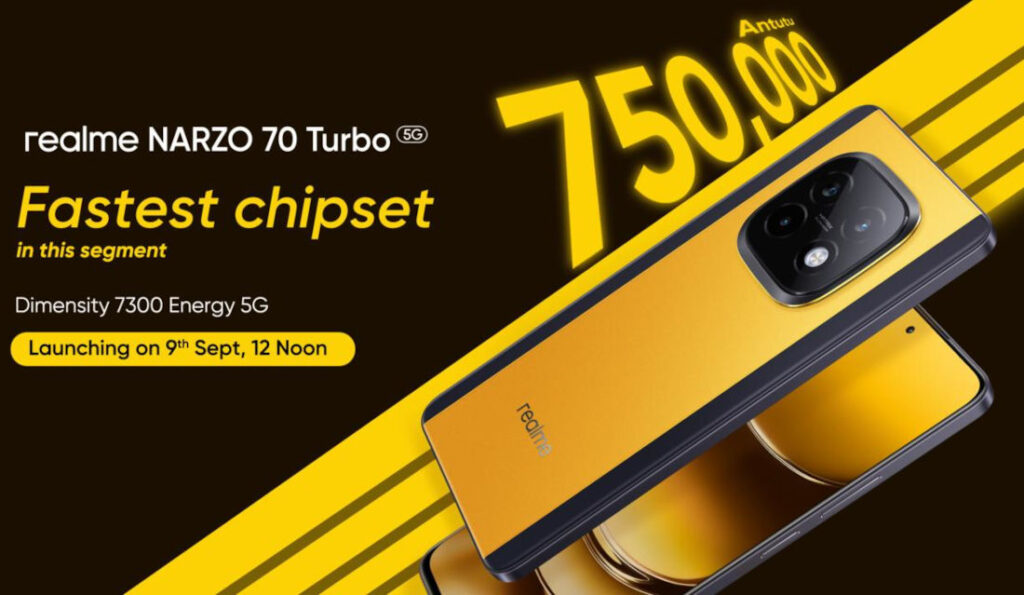 realme NARZO 70 Turbo 5G India launch date