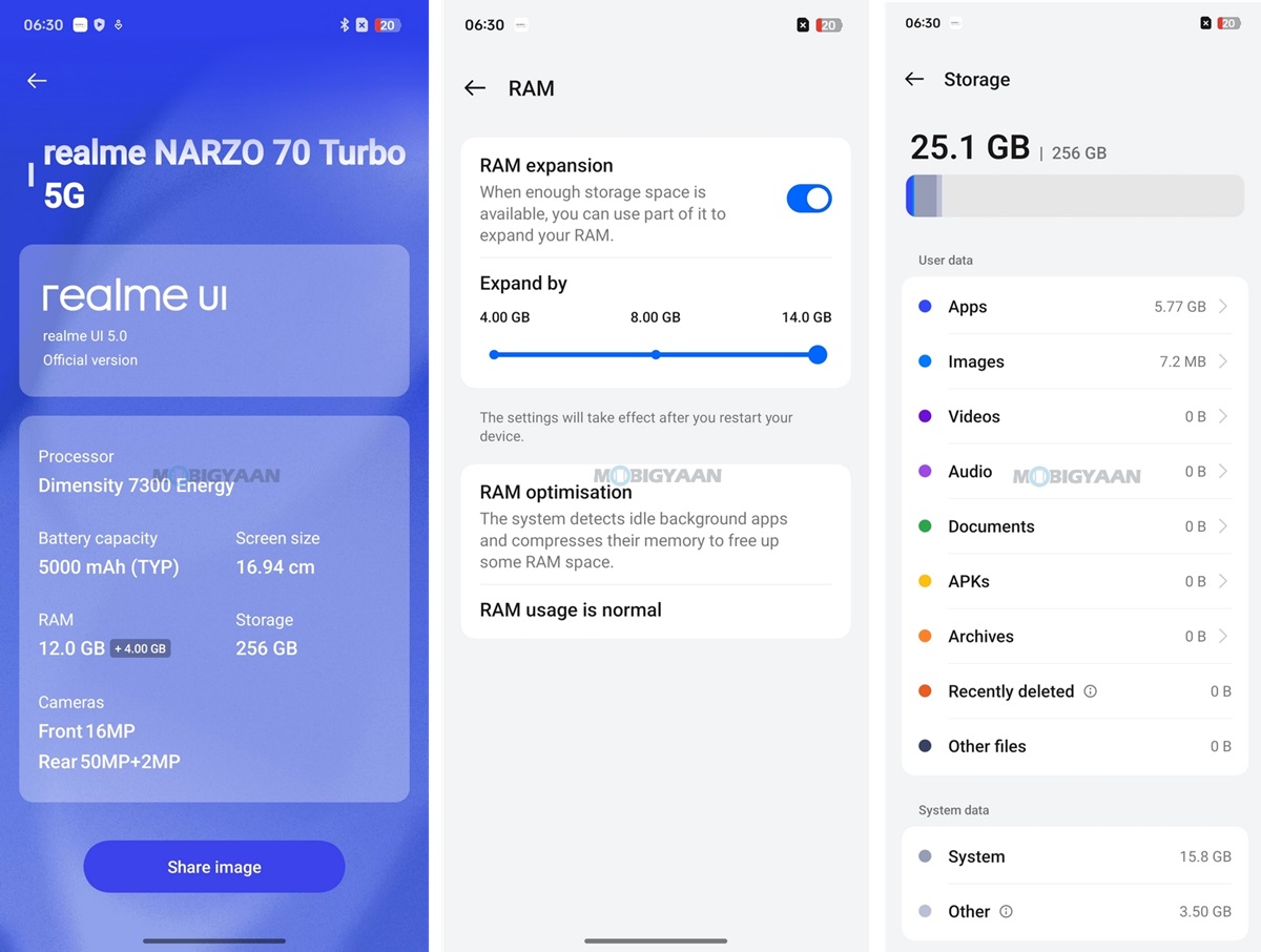 realme NARZO 70 Turbo 5G Review realme UI 5.0 1