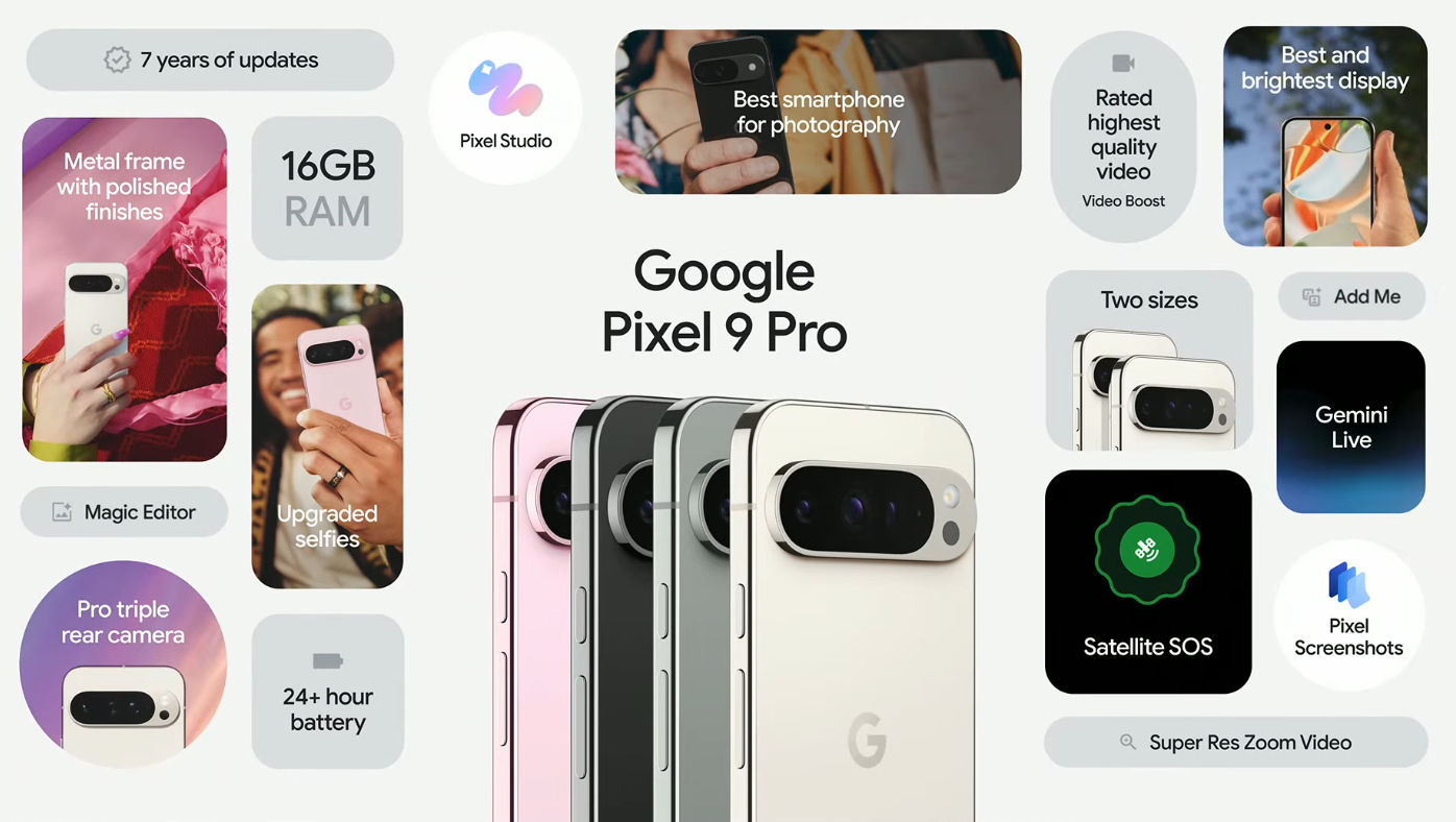 Google Pixel 9 Pro features