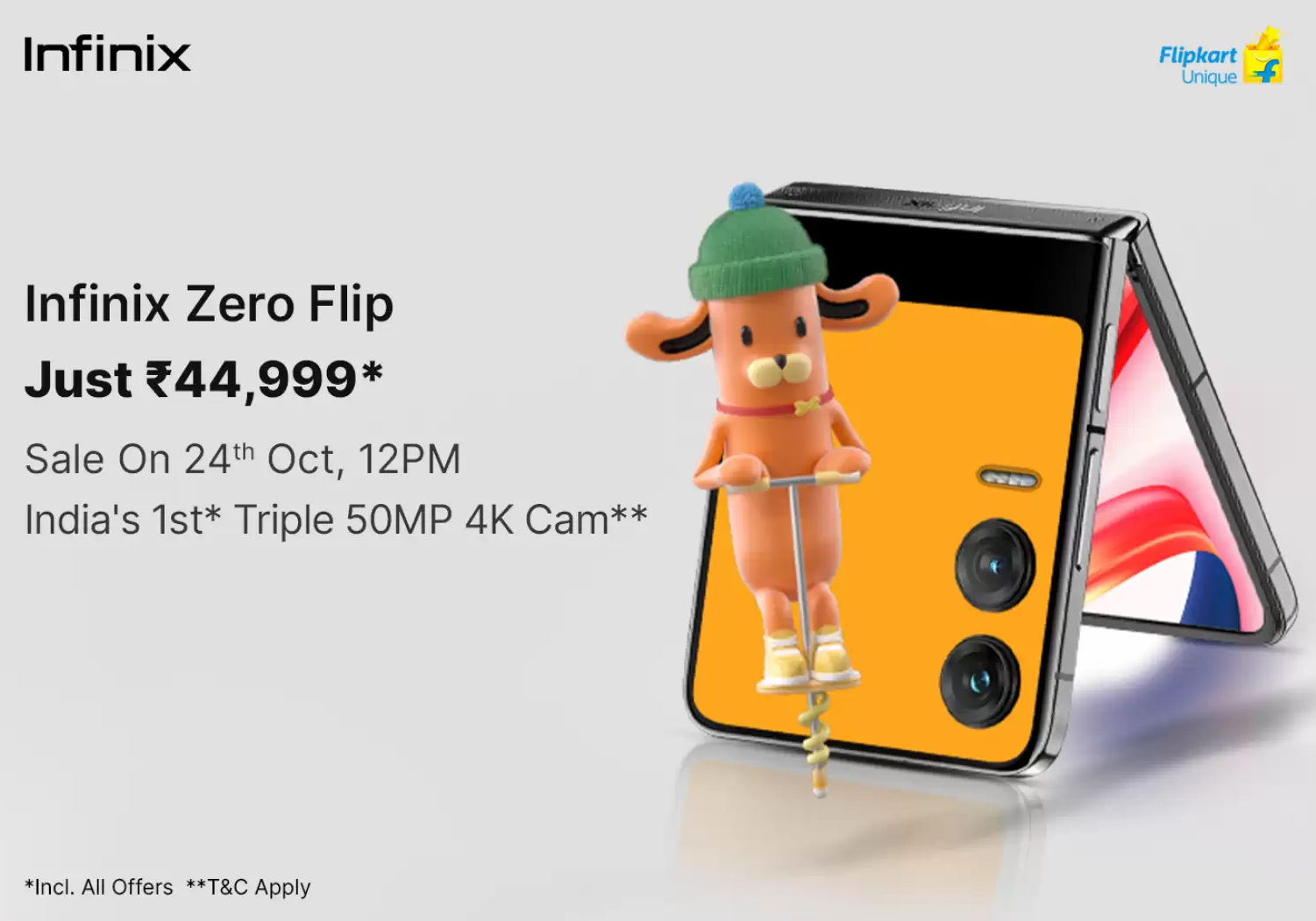 Infinix ZERO Flip 5G price India launch offers